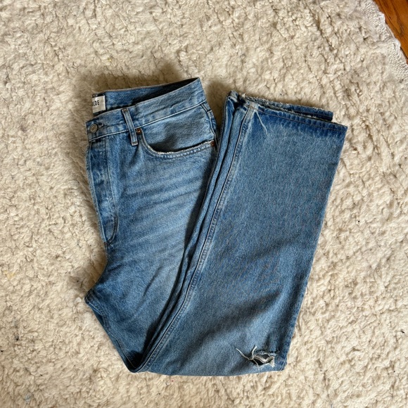 AGOLDE 90S PINCH WAIST STRAIGHT-LEG JEANS - Picture 1 of 3